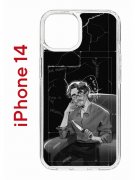 Чехол-накладка Apple iPhone 14  (625957) Kruche PRINT Уилл Грэм
