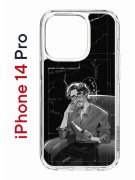 Чехол-накладка Apple iPhone 14 Pro (625958) Kruche PRINT Уилл Грэм