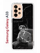 Чехол-накладка Samsung Galaxy A33 (630895) Kruche PRINT Уилл Грэм