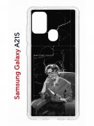 Чехол-накладка Samsung Galaxy A21S (587676) Kruche PRINT Уилл Грэм