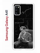 Чехол-накладка Samsung Galaxy A41 (587678) Kruche PRINT Уилл Грэм