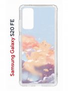 Чехол-накладка Samsung Galaxy S20 FE (593958) Kruche PRINT Dafna_Cloud cat