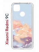 Чехол-накладка Xiaomi Redmi 9C (591325) Kruche PRINT Dafna_Cloud cat