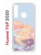 Чехол-накладка Huawei Y6p 2020 (588946) Kruche PRINT Dafna_Cloud cat