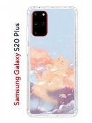 Чехол-накладка Samsung Galaxy S20 Plus (582686) Kruche PRINT Dafna_Cloud cat