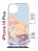 Чехол-накладка Apple iPhone 14 Plus (625962) Kruche PRINT Dafna_Cloud cat