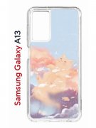 Чехол-накладка Samsung Galaxy A13 (630896) Kruche PRINT Dafna_Cloud cat