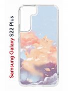 Чехол-накладка Samsung Galaxy S22 Plus (610634) Kruche PRINT Dafna_Cloud cat