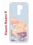 Чехол-накладка Xiaomi Redmi 9 (588934) Kruche PRINT Dafna_Cloud cat