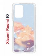 Чехол-накладка Xiaomi Redmi 10 (612846) Kruche PRINT Dafna_Cloud cat