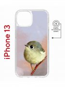 Чехол-накладка Apple iPhone 13 (610627) Kruche PRINT Dafna_Little bird