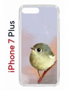 Чехол-накладка Apple iPhone 7 Plus (580664) Kruche PRINT Dafna_Little bird