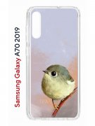 Чехол-накладка Samsung Galaxy A70 2019 (580673) Kruche PRINT Dafna_Little bird
