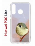 Чехол-накладка Huawei P30 Lite (585137) Kruche PRINT Dafna_Little bird