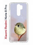 Чехол-накладка Xiaomi Redmi Note 8 Pro (585138) Kruche PRINT Dafna_Little bird