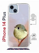 Чехол-накладка Apple iPhone 14 Plus (625962) Kruche PRINT Dafna_Little bird
