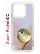 Чехол-накладка Xiaomi Redmi 10C (623779) Kruche PRINT Dafna_Little bird