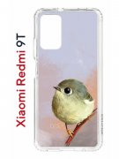 Чехол-накладка Xiaomi Redmi 9T (625951) Kruche PRINT Dafna_Little bird