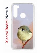 Чехол-накладка Xiaomi Redmi Note 8  (580659) Kruche PRINT Dafna_Little bird