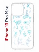 Чехол-накладка Apple iPhone 13 Pro Max (606544) Kruche PRINT Dafna_Spring flowers (в цвете)