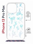 Чехол-накладка Apple iPhone 13 Pro Max (610628) Kruche PRINT Dafna_Spring flowers (в цвете)