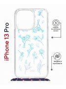 Чехол-накладка Apple iPhone 13 Pro (610630) Kruche PRINT Dafna_Spring flowers (в цвете)
