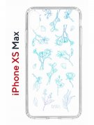 Чехол-накладка Apple iPhone XS Max (580655) Kruche PRINT Dafna_Spring flowers (в цвете)