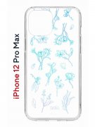Чехол-накладка Apple iPhone 12 Pro Max (588923) Kruche PRINT Dafna_Spring flowers (в цвете)
