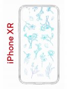 Чехол-накладка Apple iPhone XR (580656) Kruche PRINT Dafna_Spring flowers (в цвете)