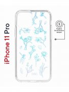 Чехол-накладка Apple iPhone 11 Pro (598891) Kruche PRINT Dafna_Spring flowers (в цвете)