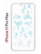 Чехол-накладка Apple iPhone 11 Pro Max (580662) Kruche PRINT Dafna_Spring flowers (в цвете)