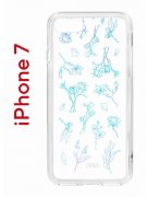 Чехол-накладка Apple iPhone 7 (580667) Kruche PRINT Dafna_Spring flowers (в цвете)