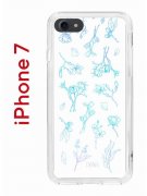 Чехол-накладка Apple iPhone 7 (580667) Kruche PRINT Dafna_Spring flowers (в цвете)