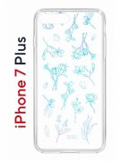 Чехол-накладка Apple iPhone 7 Plus (580664) Kruche PRINT Dafna_Spring flowers (в цвете)