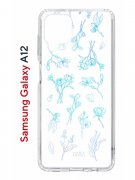 Чехол-накладка Samsung Galaxy A12 (594609) Kruche PRINT Dafna_Spring flowers (в цвете)