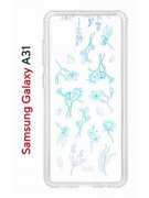 Чехол-накладка Samsung Galaxy A31 (587679) Kruche PRINT Dafna_Spring flowers (в цвете)