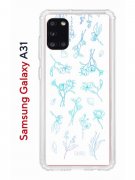 Чехол-накладка Samsung Galaxy A31 (587679) Kruche PRINT Dafna_Spring flowers (в цвете)