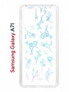 Чехол-накладка Samsung Galaxy A71 (582679) Kruche PRINT Dafna_Spring flowers (в цвете)