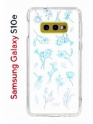 Чехол-накладка Samsung Galaxy S10e (580660) Kruche PRINT Dafna_Spring flowers (в цвете)