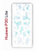Чехол-накладка Huawei P30 Lite (585137) Kruche PRINT Dafna_Spring flowers (в цвете)