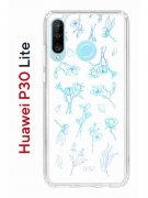 Чехол-накладка Huawei P30 Lite (585137) Kruche PRINT Dafna_Spring flowers (в цвете)