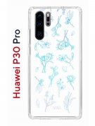 Чехол-накладка Huawei P30 Pro (580674) Kruche PRINT Dafna_Spring flowers (в цвете)