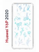 Чехол-накладка Huawei Y6p 2020 (588946) Kruche PRINT Dafna_Spring flowers (в цвете)