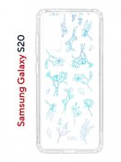 Чехол-накладка Samsung Galaxy S20 (582682) Kruche PRINT Dafna_Spring flowers (в цвете)