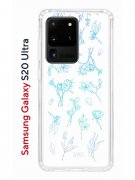 Чехол-накладка Samsung Galaxy S20 Ultra (582689) Kruche PRINT Dafna_Spring flowers (в цвете)