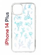 Чехол-накладка Apple iPhone 14 Plus (625954) Kruche PRINT Dafna_Spring flowers (в цвете)