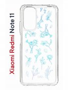 Чехол-накладка Xiaomi Redmi Note 11  (623778) Kruche PRINT Dafna_Spring flowers (в цвете)
