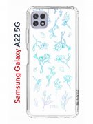 Чехол-накладка Samsung Galaxy A22 5G (625952) Kruche PRINT Dafna_Spring flowers (в цвете)