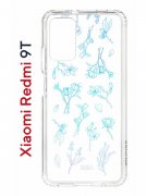 Чехол-накладка Xiaomi Redmi 9T (625951) Kruche PRINT Dafna_Spring flowers (в цвете)