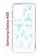 Чехол-накладка Samsung Galaxy A33 (630895) Kruche PRINT Dafna_Spring flowers (в цвете)